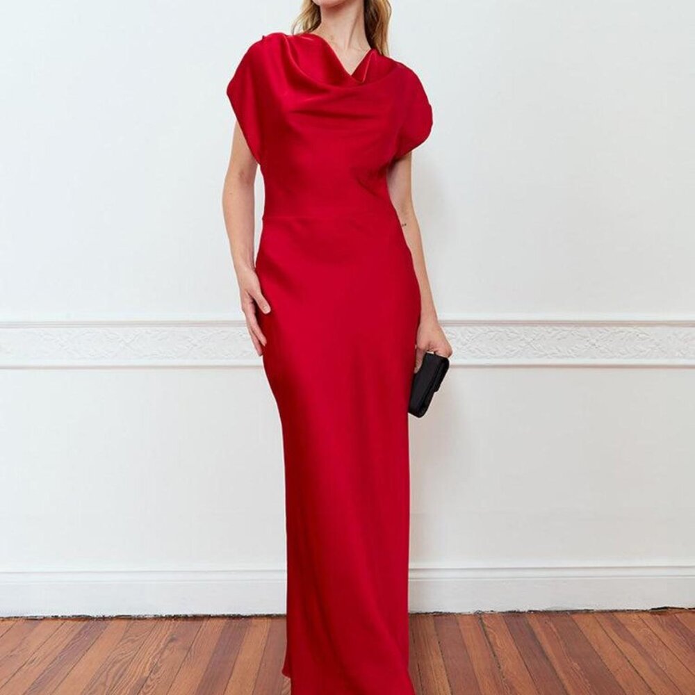 Deluc Dahlia Dress Red